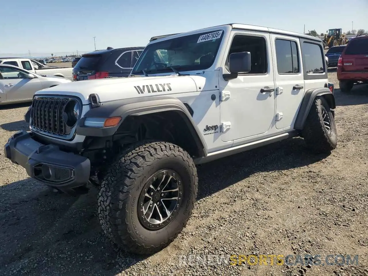 1 Photograph of a damaged car 1C4RJXDGXRW263627 JEEP WRANGLER 2024