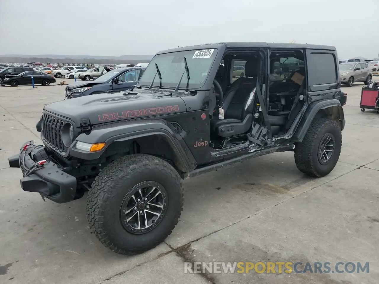 1 Photograph of a damaged car 1C4RJXFG1RW137055 JEEP WRANGLER 2024