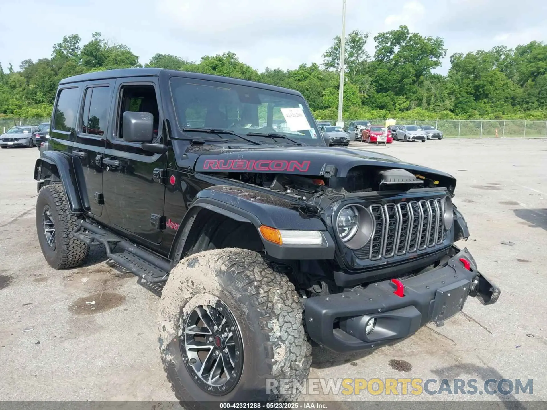 1 Photograph of a damaged car 1C4RJXFG2RW177502 JEEP WRANGLER 2024