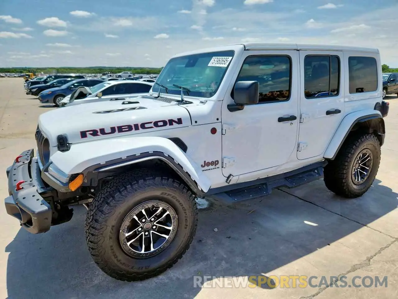 1 Photograph of a damaged car 1C4RJXFG2RW365064 JEEP WRANGLER 2024