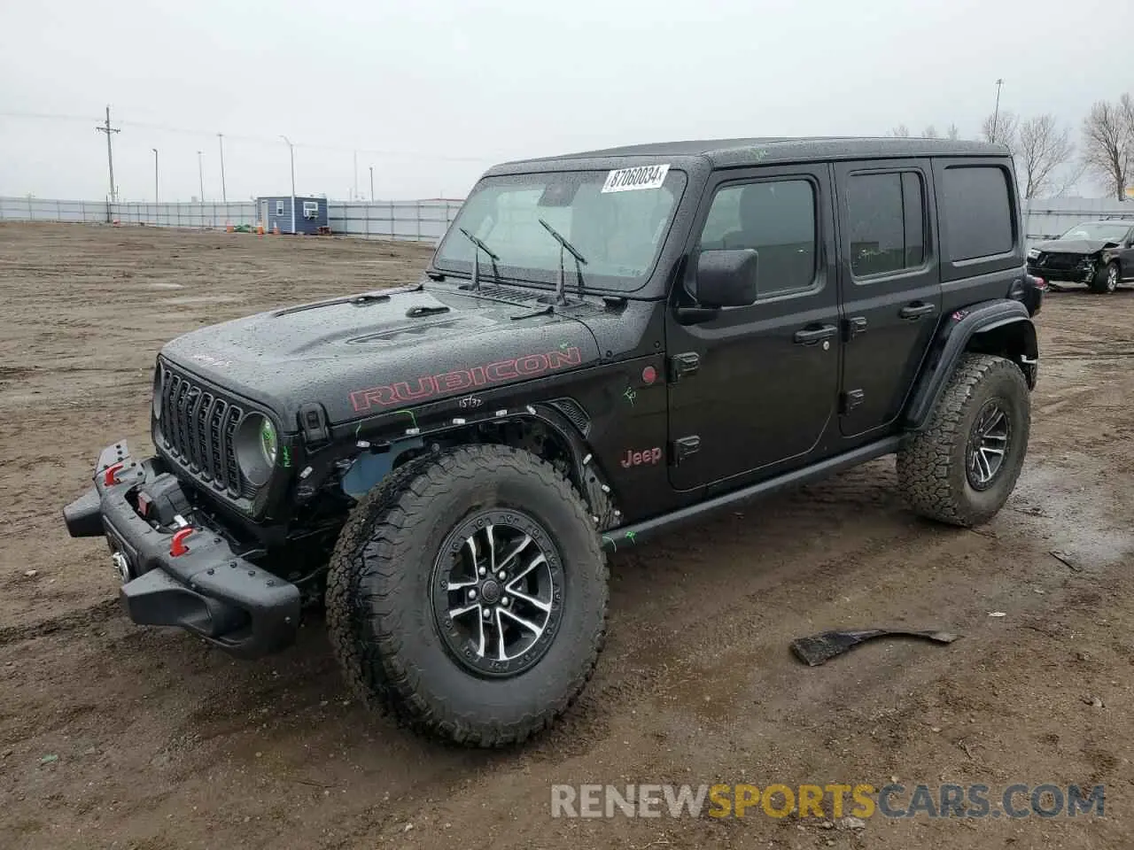 1 Photograph of a damaged car 1C4RJXFG7RW239587 JEEP WRANGLER 2024