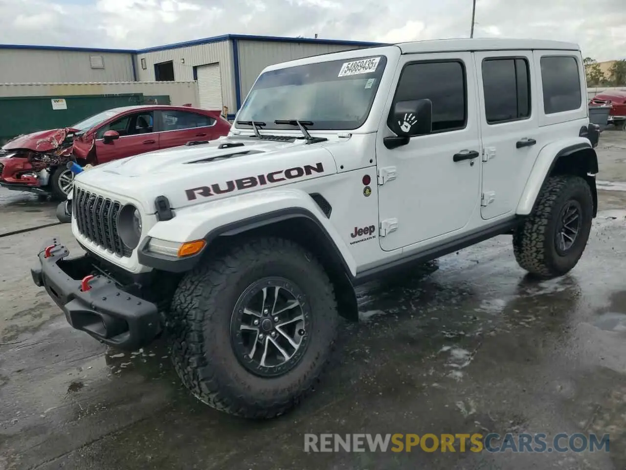 1 Photograph of a damaged car 1C4RJXFG9RW263065 JEEP WRANGLER 2024