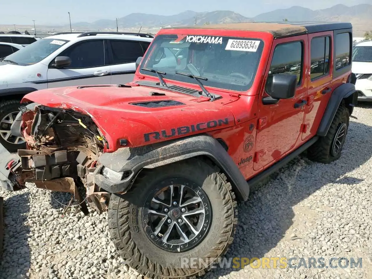 1 Photograph of a damaged car 1C4RJXFGXRW250888 JEEP WRANGLER 2024