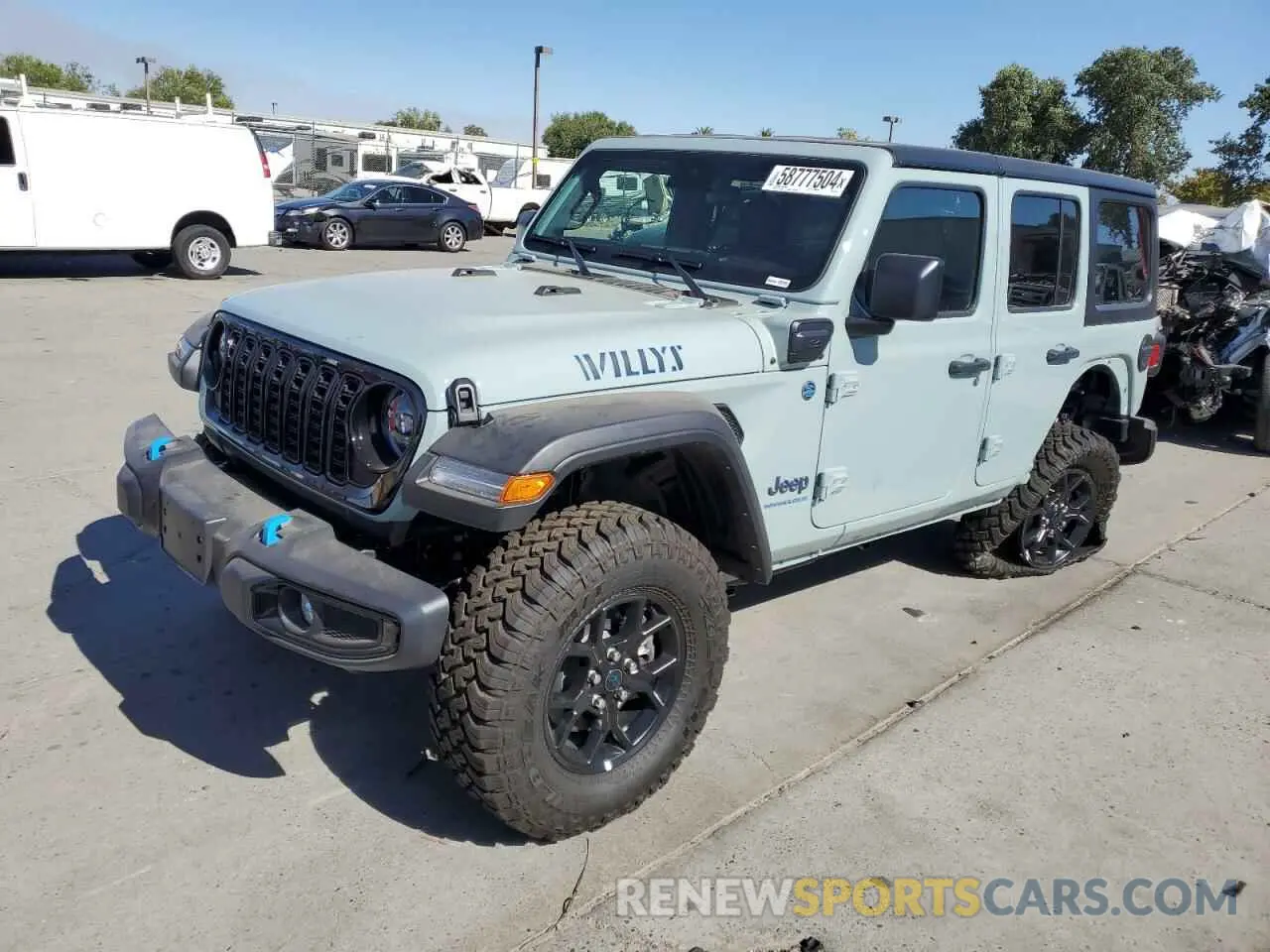 1 Photograph of a damaged car 1C4RJXN60RW252562 JEEP WRANGLER 2024