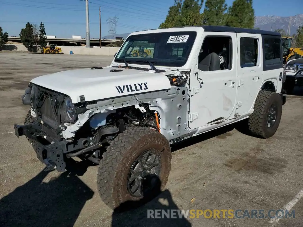 1 Photograph of a damaged car 1C4RJXN60RW278675 JEEP WRANGLER 2024