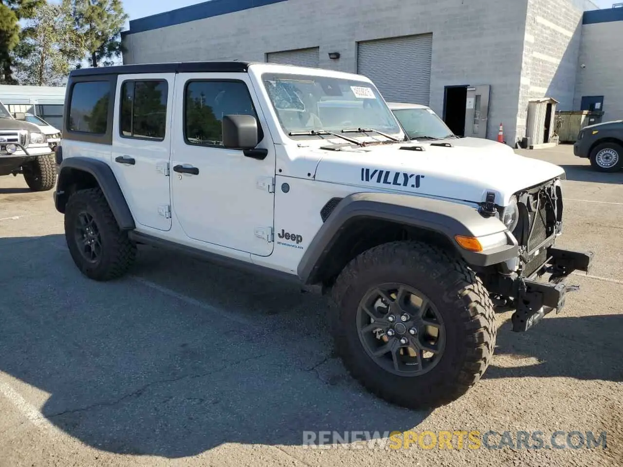 4 Photograph of a damaged car 1C4RJXN60RW278675 JEEP WRANGLER 2024