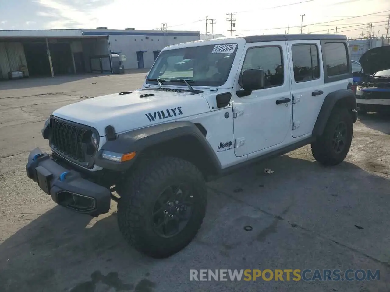 1 Photograph of a damaged car 1C4RJXN61RW150199 JEEP WRANGLER 2024