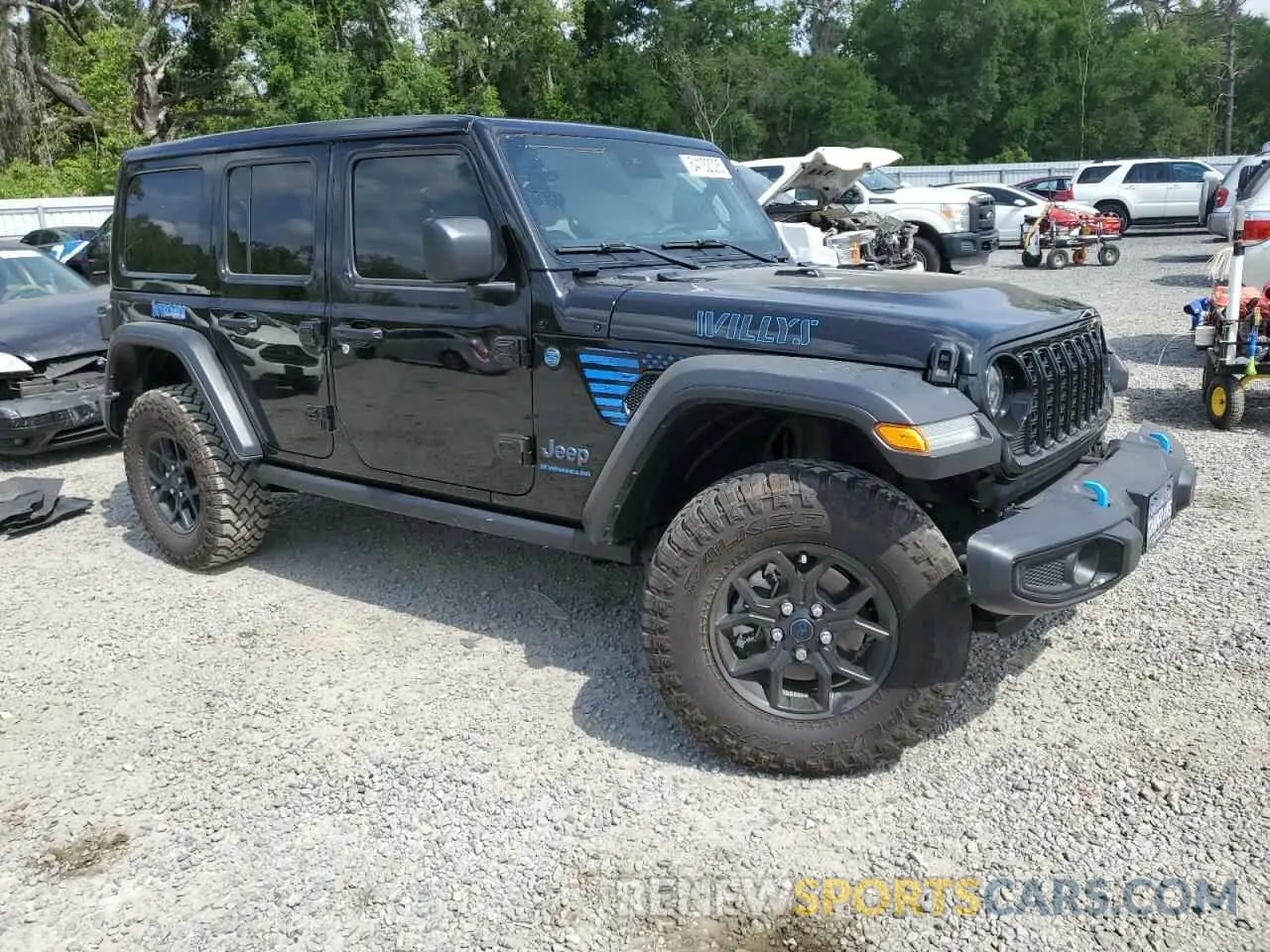 4 Photograph of a damaged car 1C4RJXN62RW204366 JEEP WRANGLER 2024