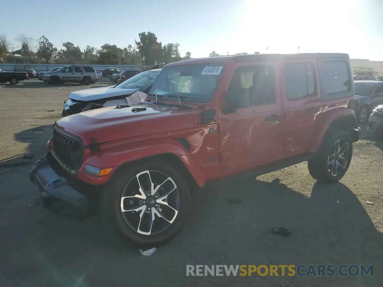 1 Photograph of a damaged car 1C4RJXN64RW149094 JEEP WRANGLER 2024