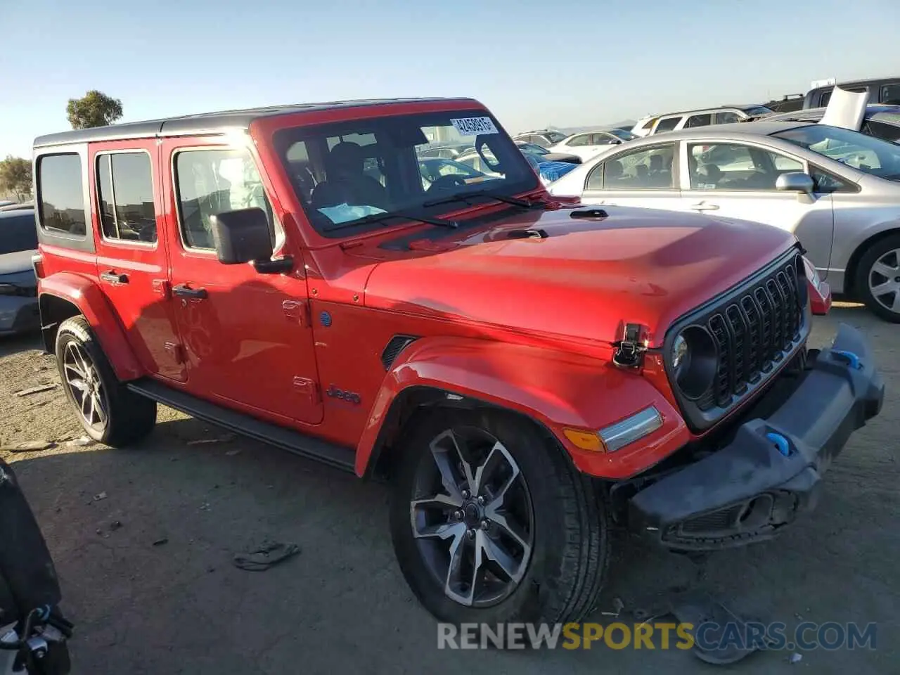 4 Photograph of a damaged car 1C4RJXN64RW149094 JEEP WRANGLER 2024