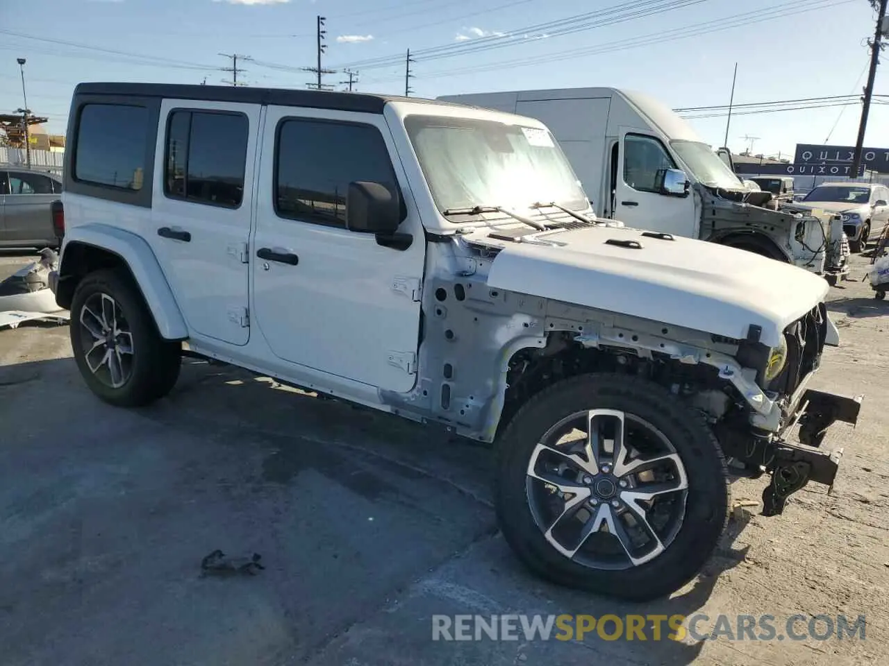 4 Photograph of a damaged car 1C4RJXN64RW163562 JEEP WRANGLER 2024