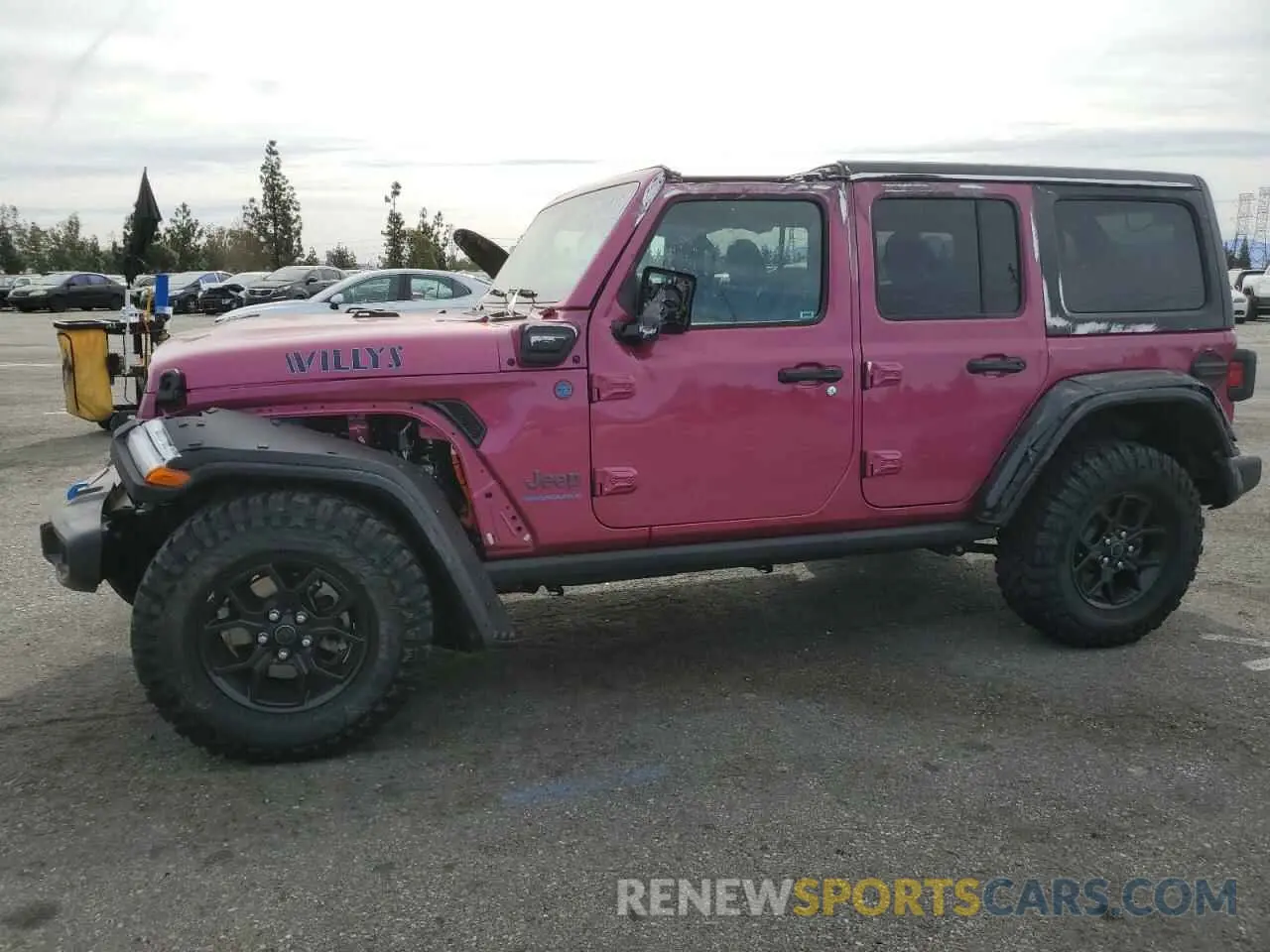 1 Photograph of a damaged car 1C4RJXN65RW339180 JEEP WRANGLER 2024