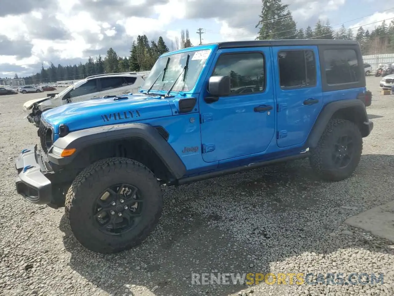 1 Photograph of a damaged car 1C4RJXN66RW186048 JEEP WRANGLER 2024