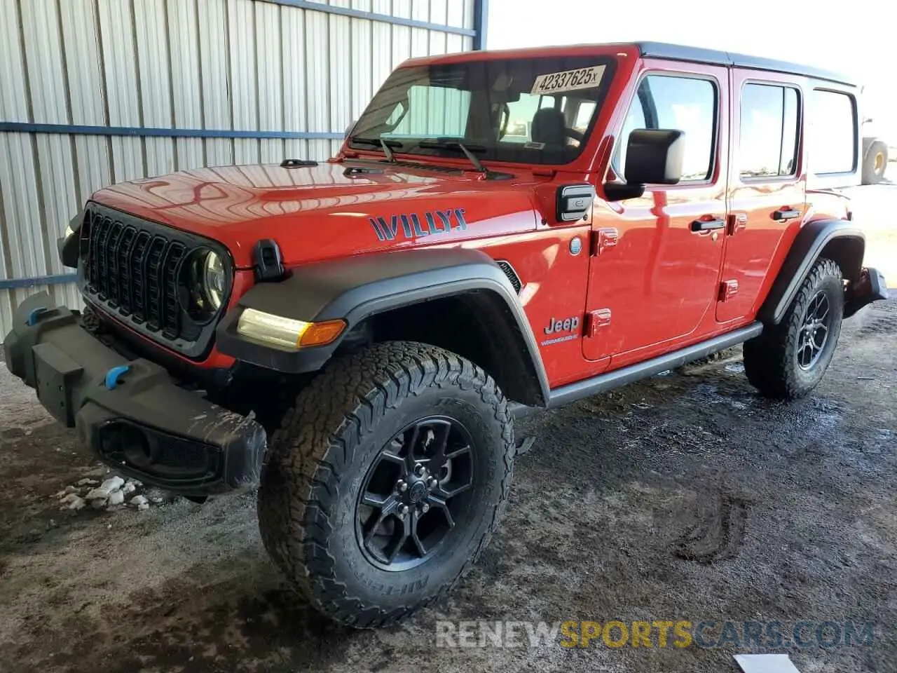1 Photograph of a damaged car 1C4RJXN66RW204144 JEEP WRANGLER 2024