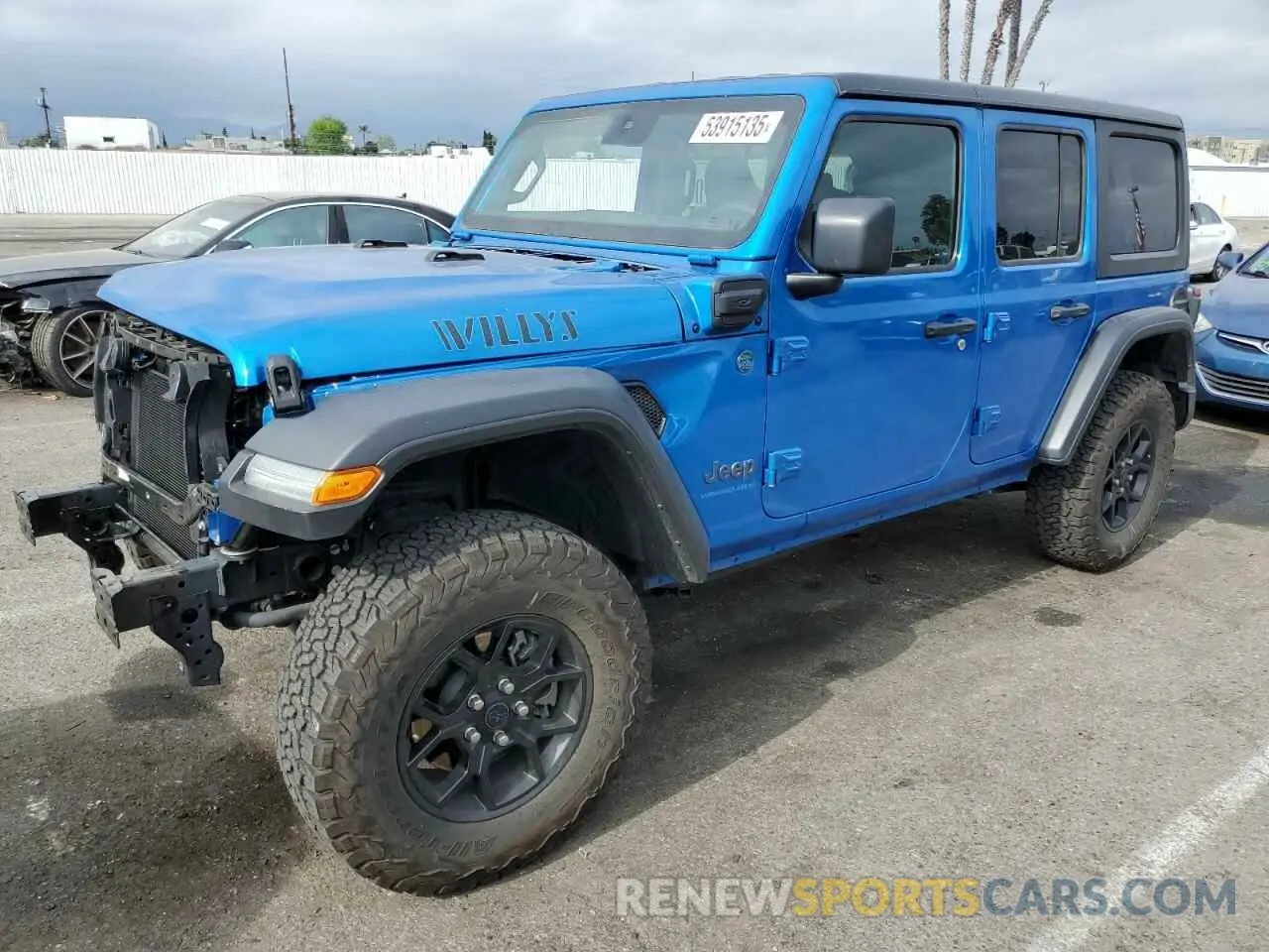 1 Photograph of a damaged car 1C4RJXN67RW145668 JEEP WRANGLER 2024