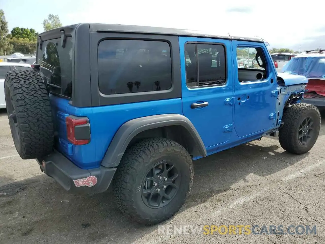 3 Photograph of a damaged car 1C4RJXN67RW145668 JEEP WRANGLER 2024
