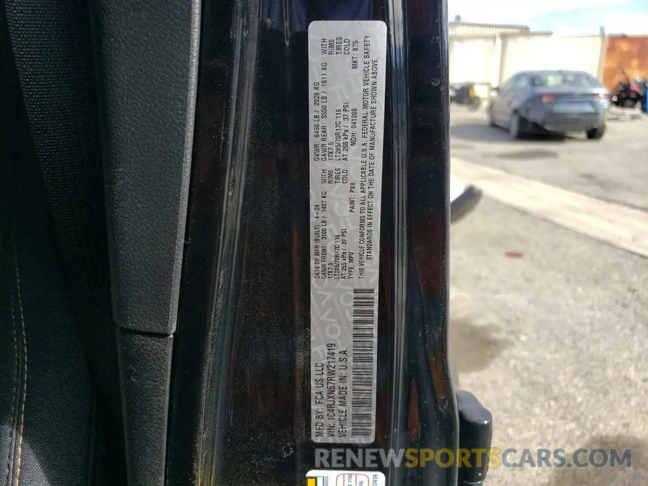 12 Photograph of a damaged car 1C4RJXN67RW217419 JEEP WRANGLER 2024