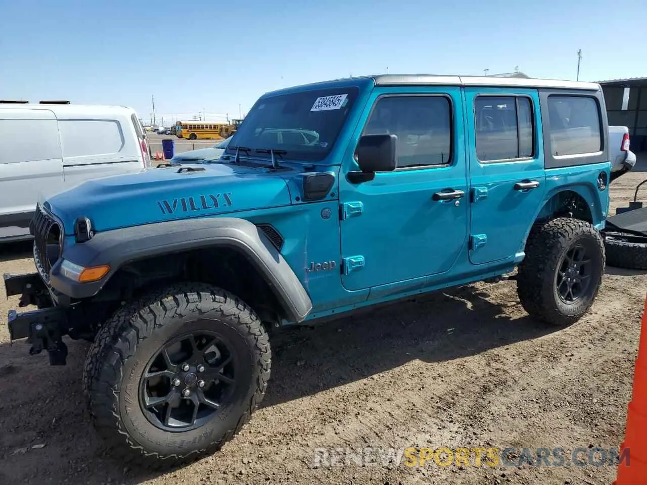 1 Photograph of a damaged car 1C4RJXN67RW218280 JEEP WRANGLER 2024