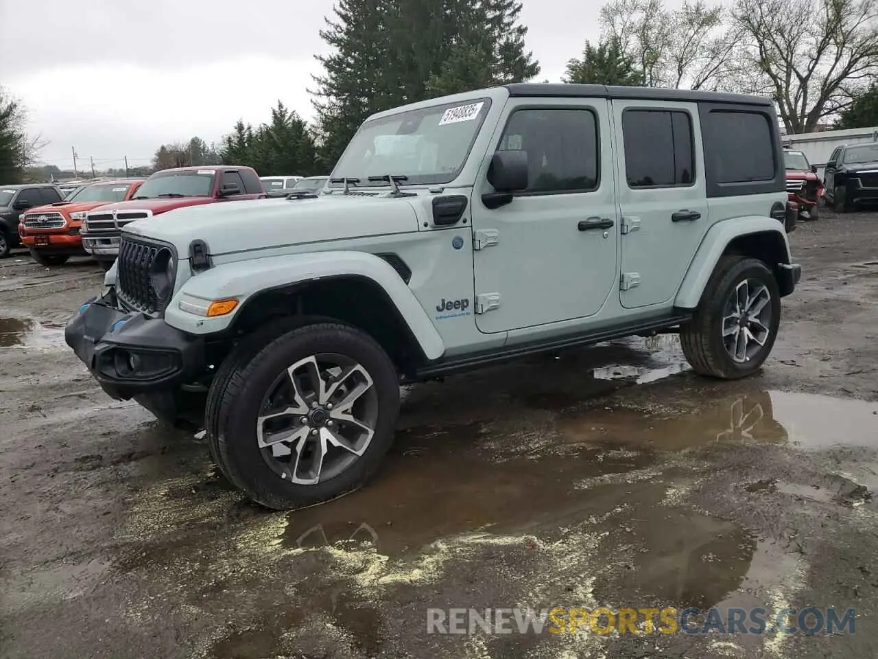 1 Photograph of a damaged car 1C4RJXN68RW229756 JEEP WRANGLER 2024