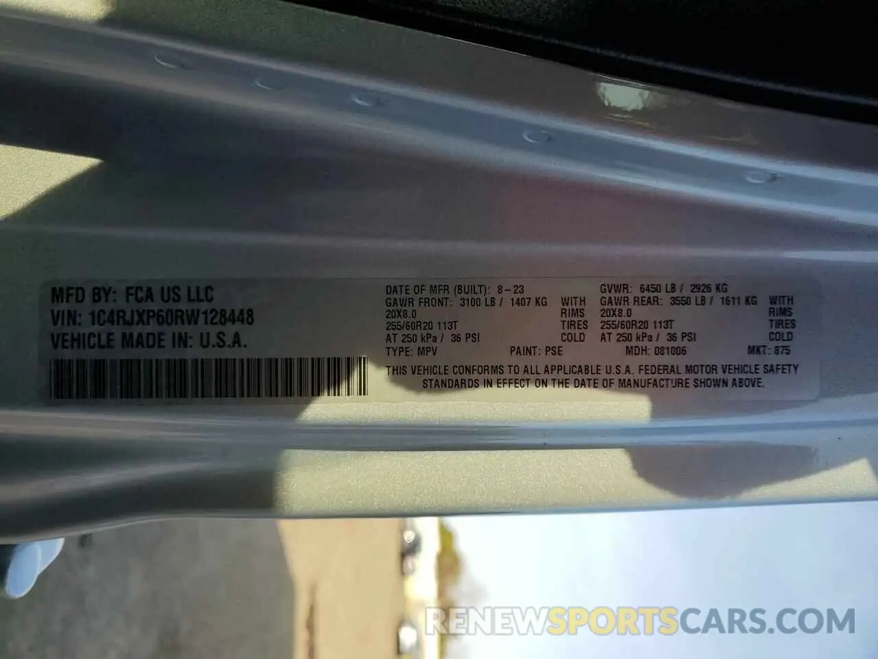 14 Photograph of a damaged car 1C4RJXP60RW128448 JEEP WRANGLER 2024
