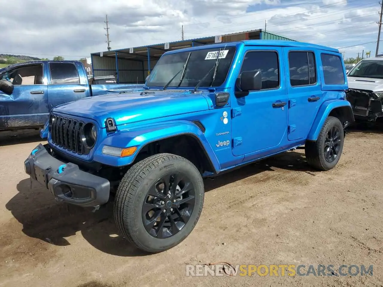 1 Photograph of a damaged car 1C4RJXP60RW163829 JEEP WRANGLER 2024