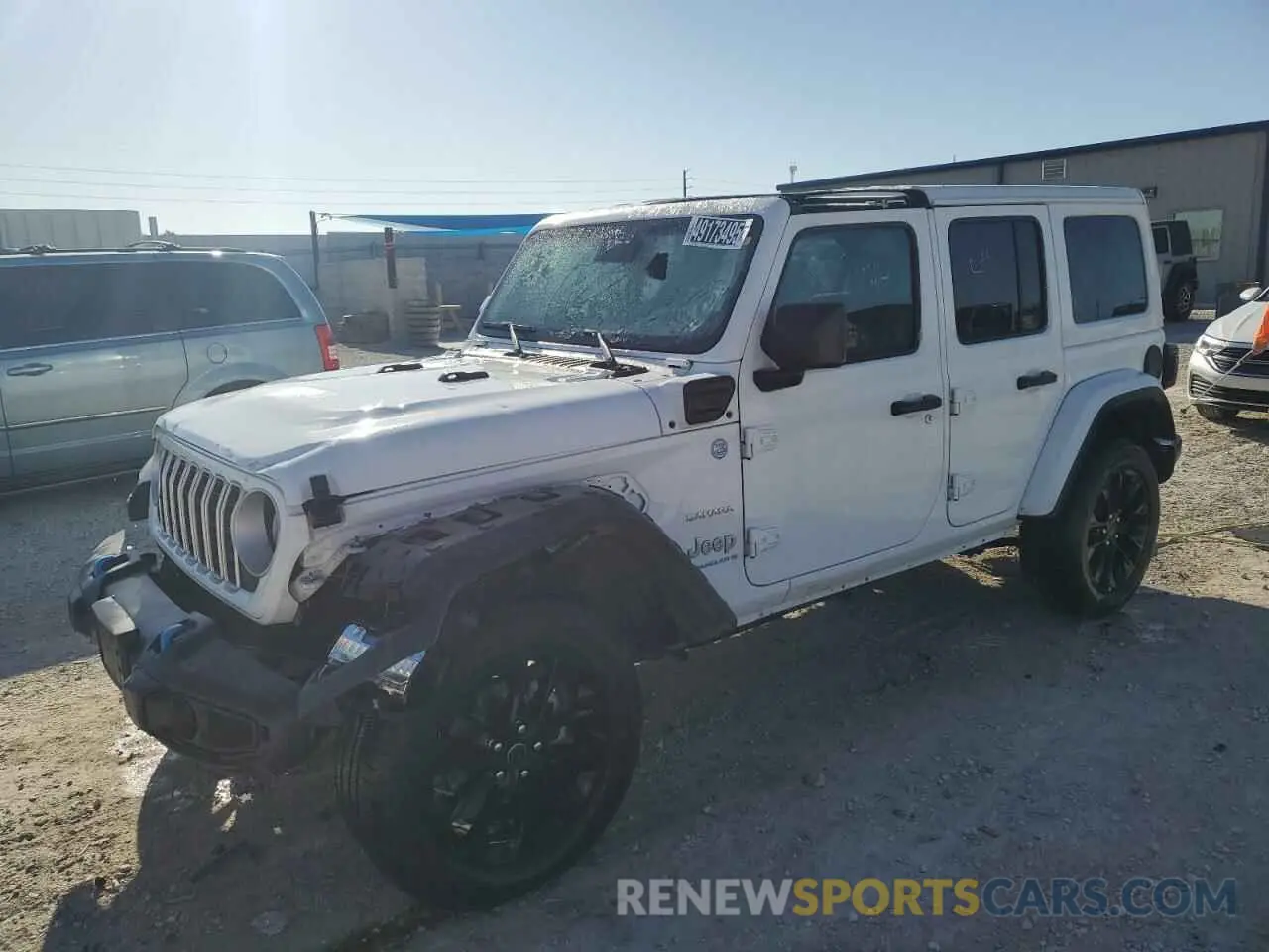1 Photograph of a damaged car 1C4RJXP64RW293046 JEEP WRANGLER 2024
