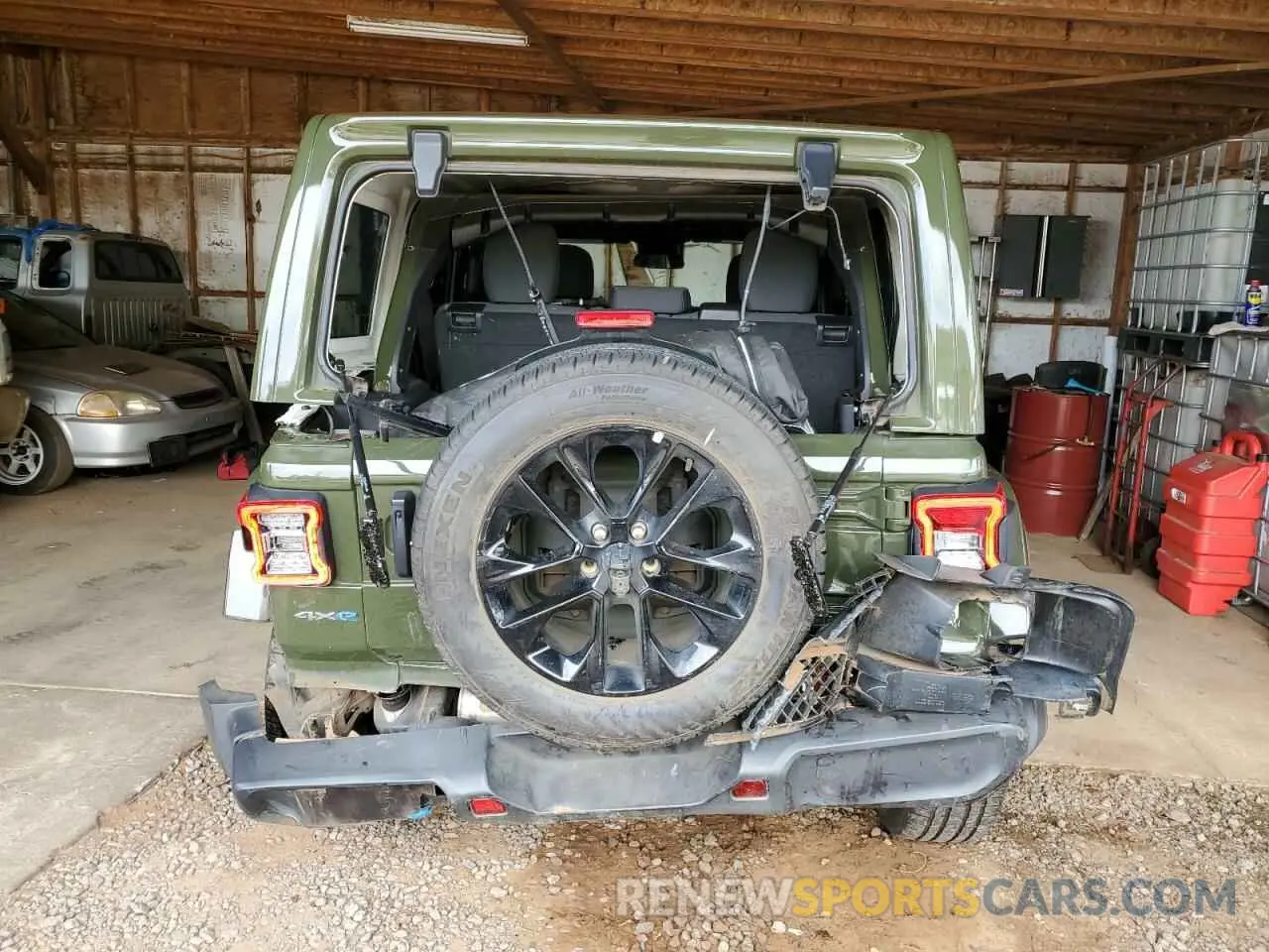 6 Photograph of a damaged car 1C4RJXP66RW223404 JEEP WRANGLER 2024