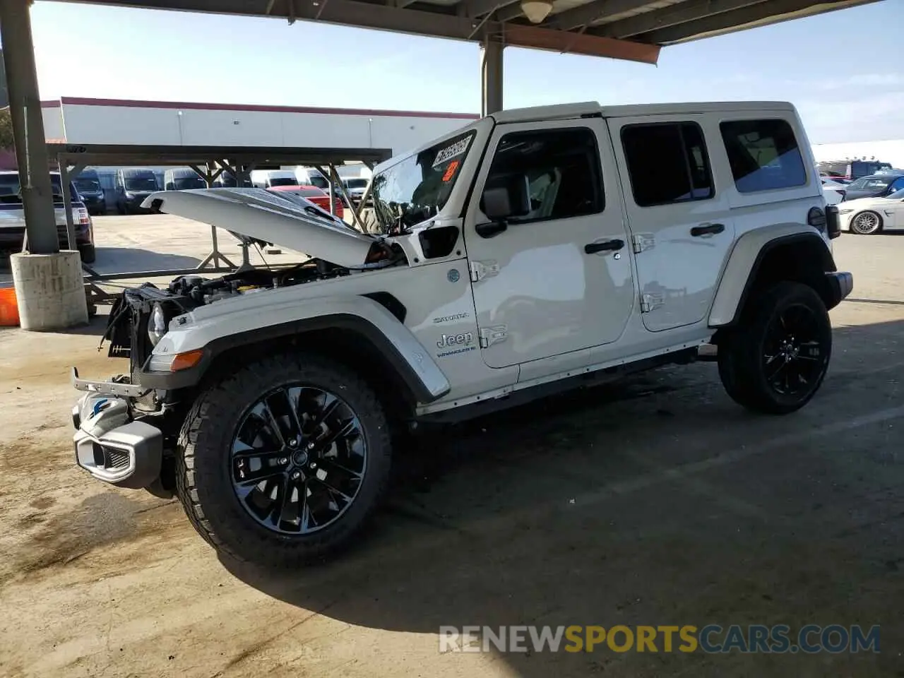 1 Photograph of a damaged car 1C4RJXP66RW303303 JEEP WRANGLER 2024
