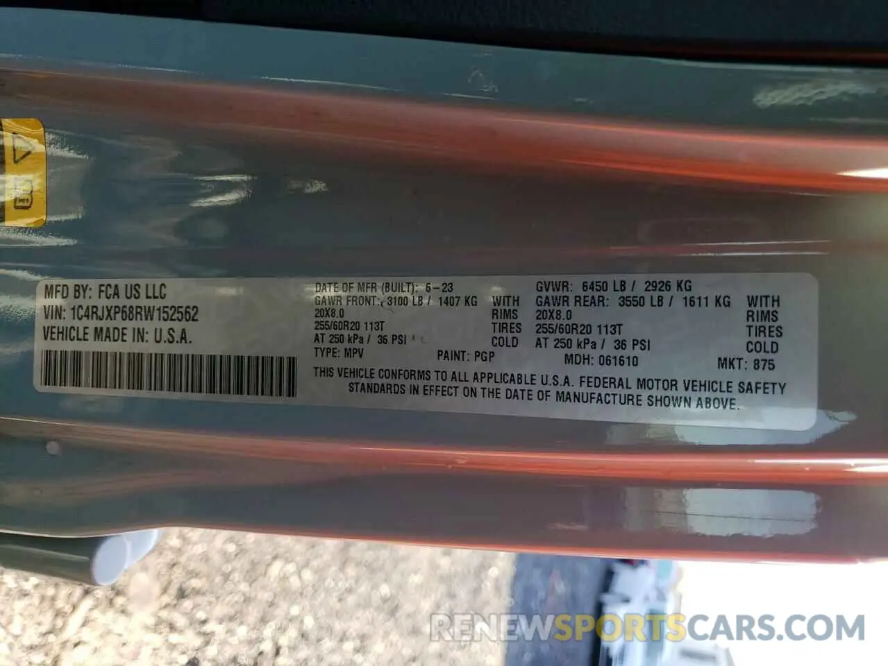 14 Photograph of a damaged car 1C4RJXP68RW152562 JEEP WRANGLER 2024