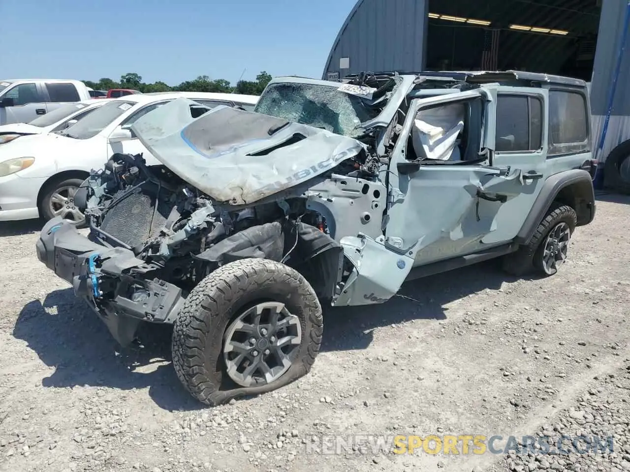 1 Photograph of a damaged car 1C4RJXR68RW240539 JEEP WRANGLER 2024