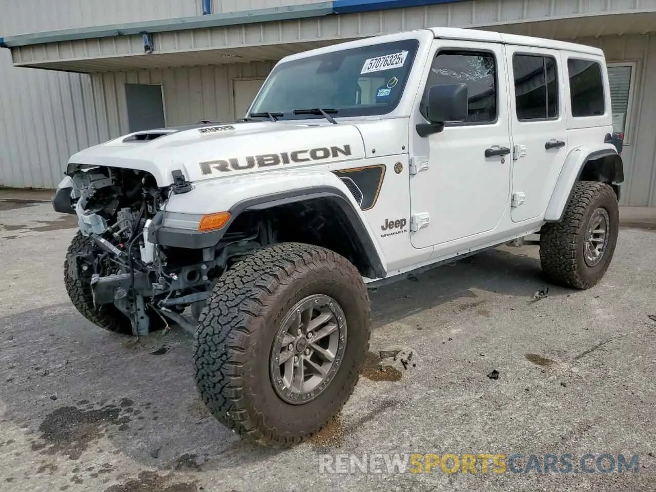 1 Photograph of a damaged car 1C4RJXSJ6RW320873 JEEP WRANGLER 2024