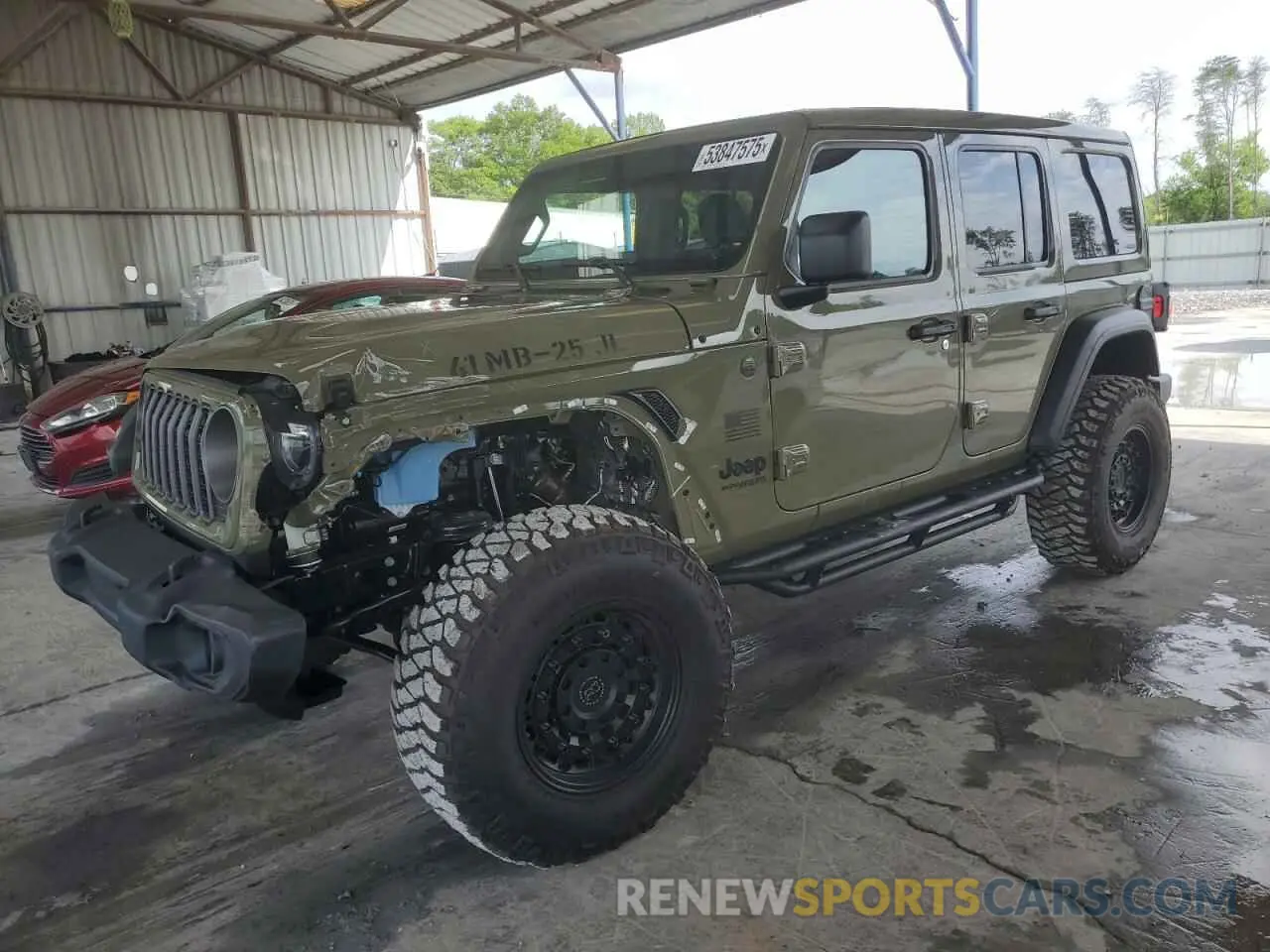 1 Photograph of a damaged car 1C4PJXDG7SW536309 JEEP WRANGLER 2025