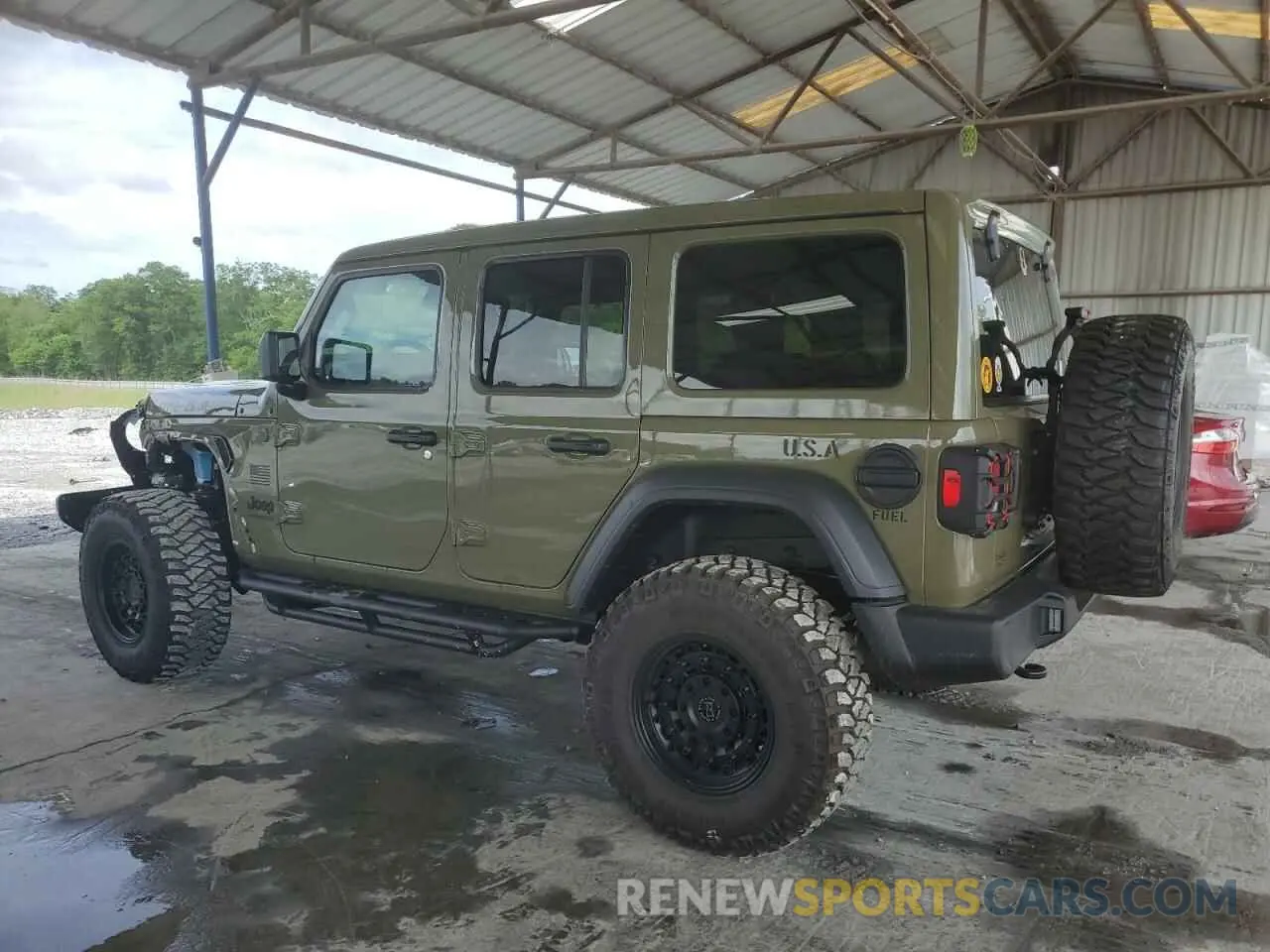 2 Photograph of a damaged car 1C4PJXDG7SW536309 JEEP WRANGLER 2025