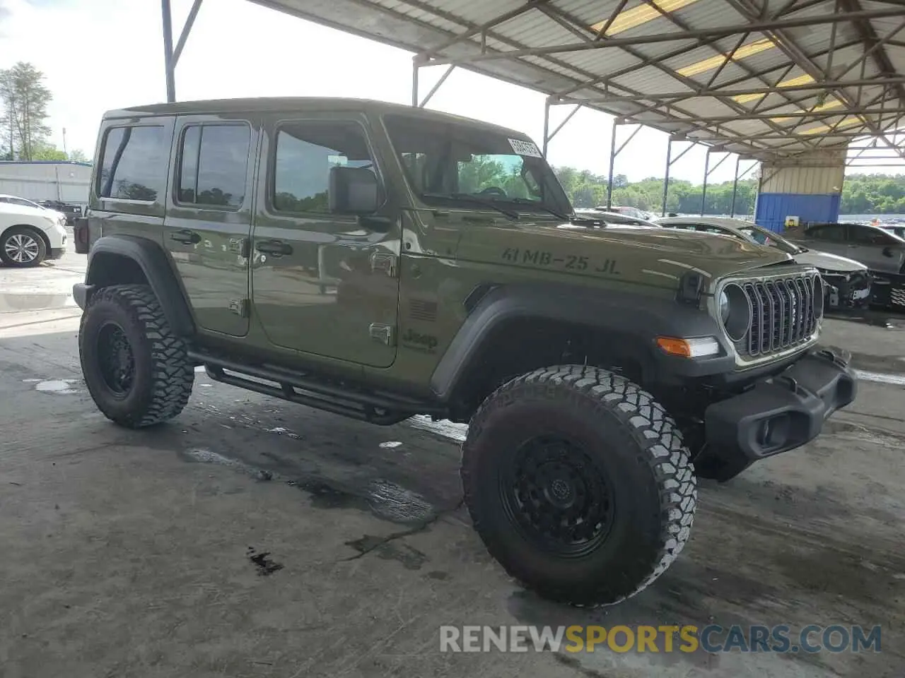 4 Photograph of a damaged car 1C4PJXDG7SW536309 JEEP WRANGLER 2025