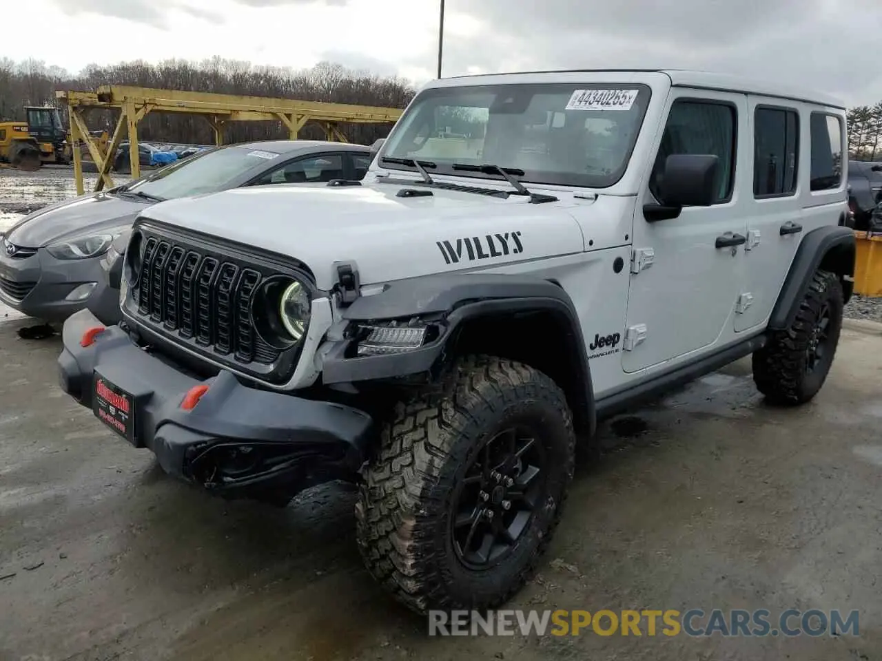 1 Photograph of a damaged car 1C4PJXDN0SW517308 JEEP WRANGLER 2025