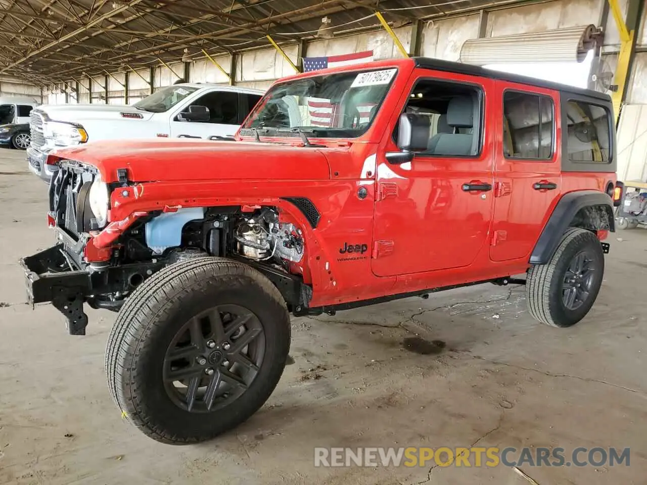 1 Photograph of a damaged car 1C4PJXDN8SW522112 JEEP WRANGLER 2025