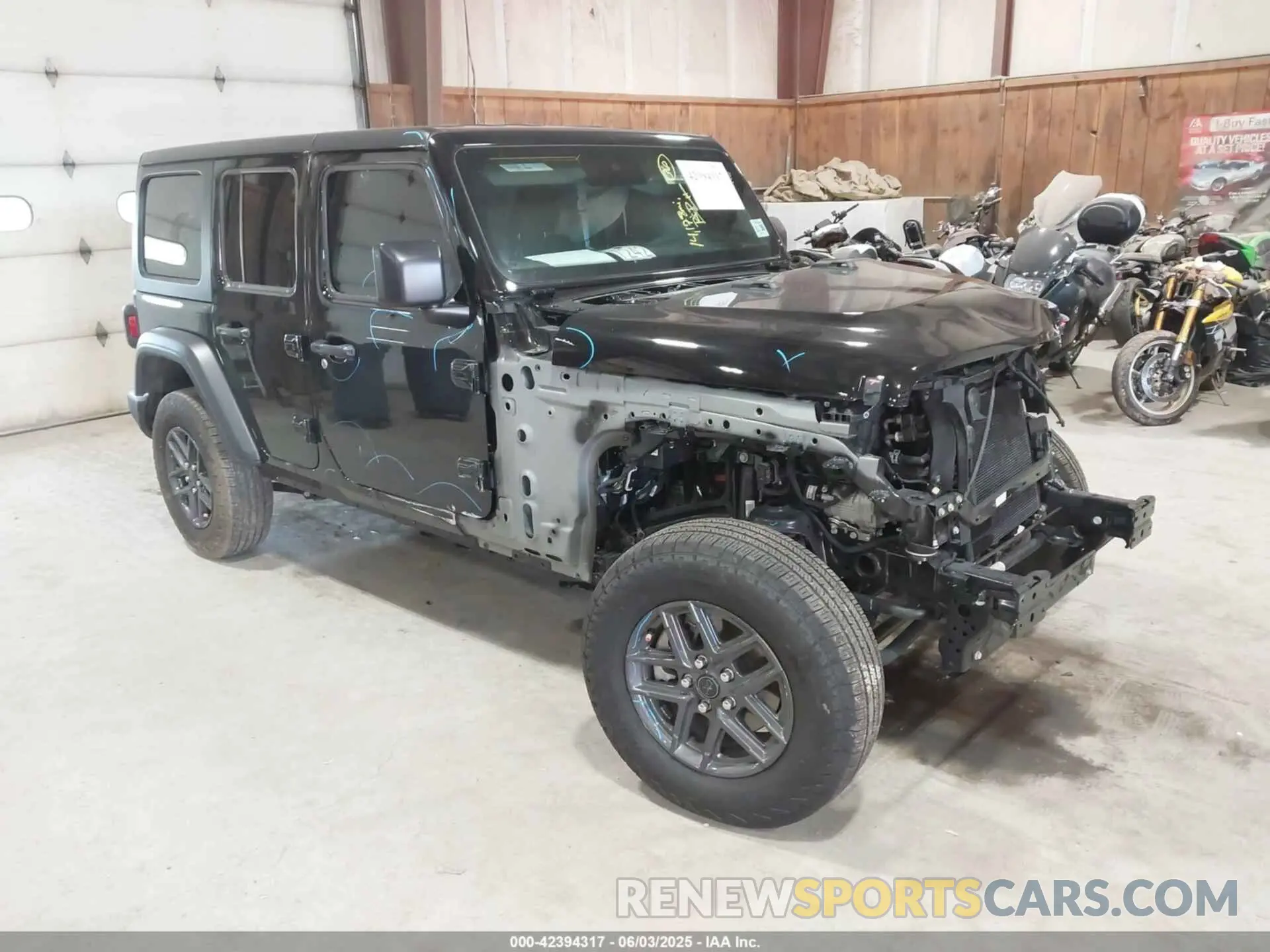 1 Photograph of a damaged car 1C4PJXDNXSW503061 JEEP WRANGLER 2025