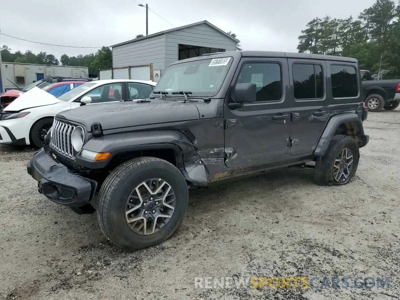 1 Photograph of a damaged car 1C4PJXEN0SW592086 JEEP WRANGLER 2025
