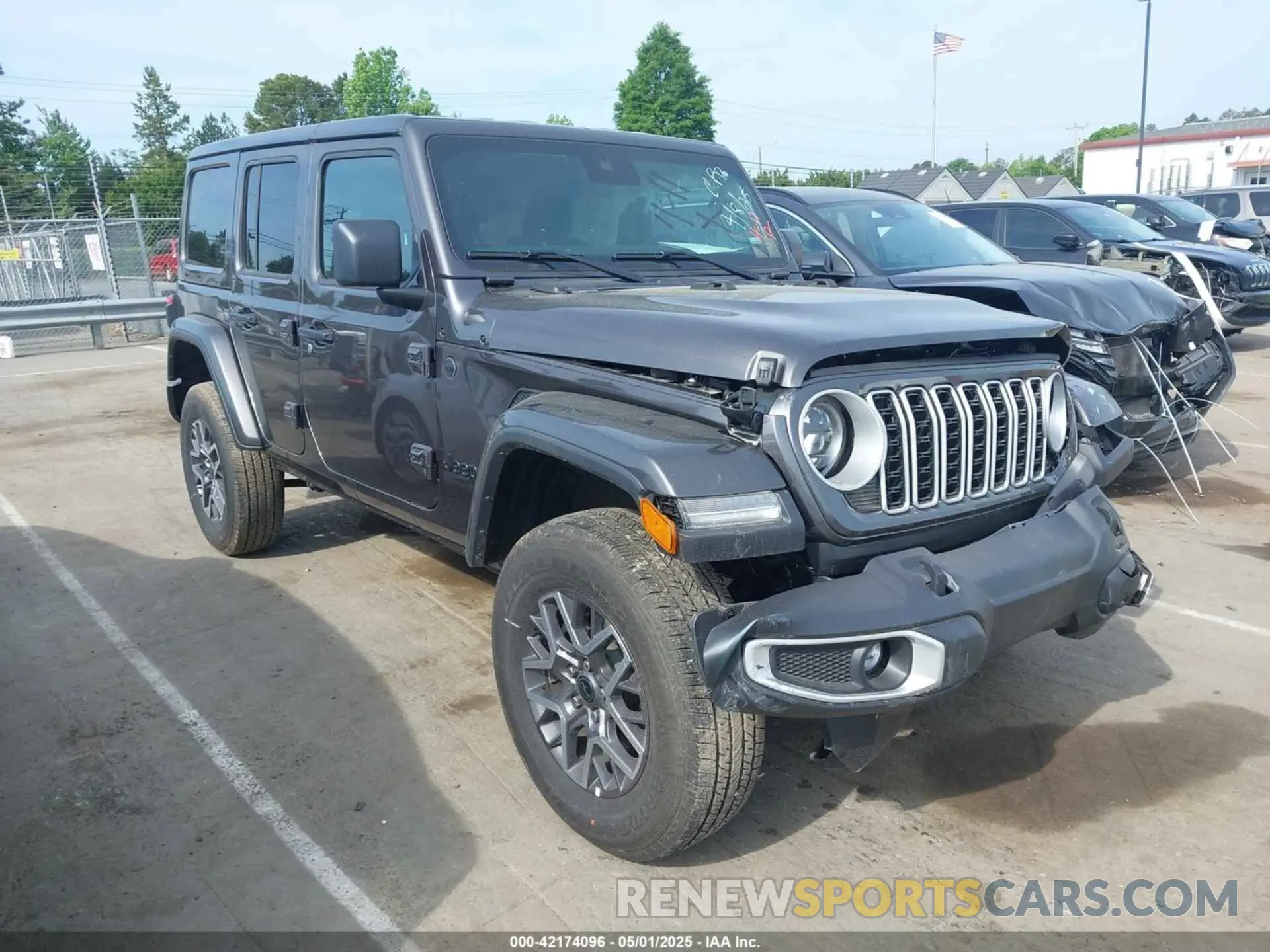1 Photograph of a damaged car 1C4PJXEN5SW525130 JEEP WRANGLER 2025