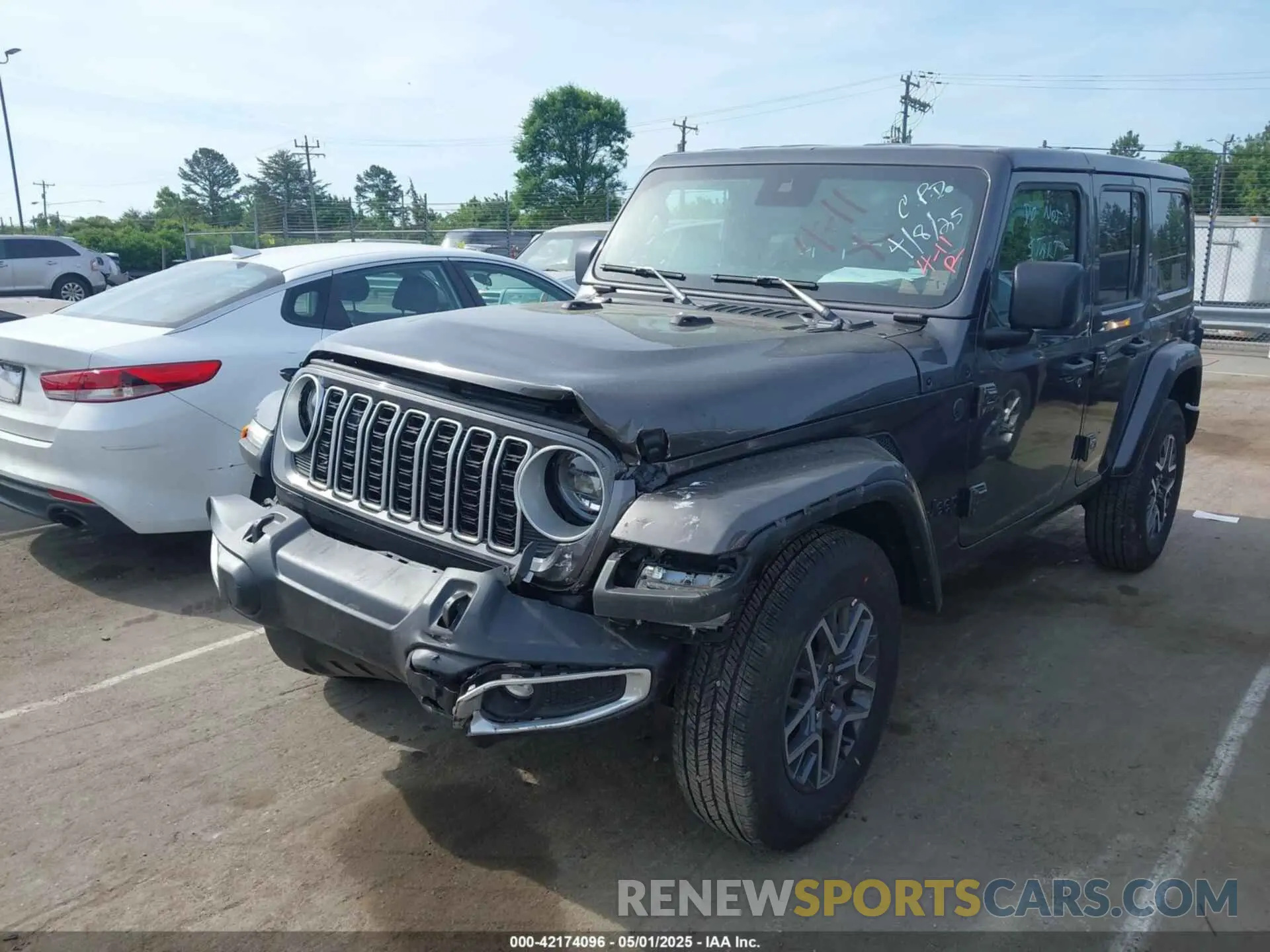2 Photograph of a damaged car 1C4PJXEN5SW525130 JEEP WRANGLER 2025