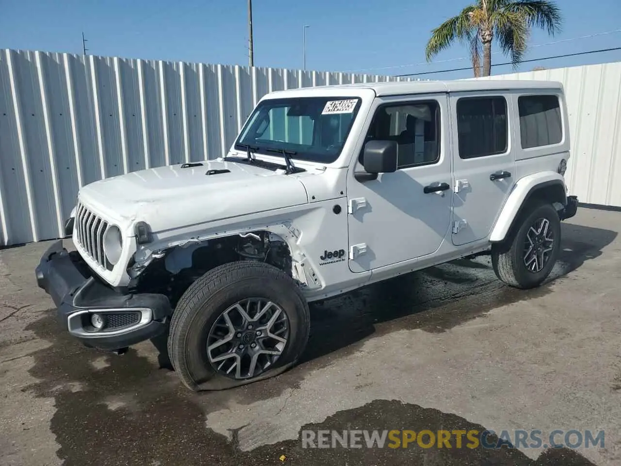 1 Photograph of a damaged car 1C4PJXEN5SW526553 JEEP WRANGLER 2025
