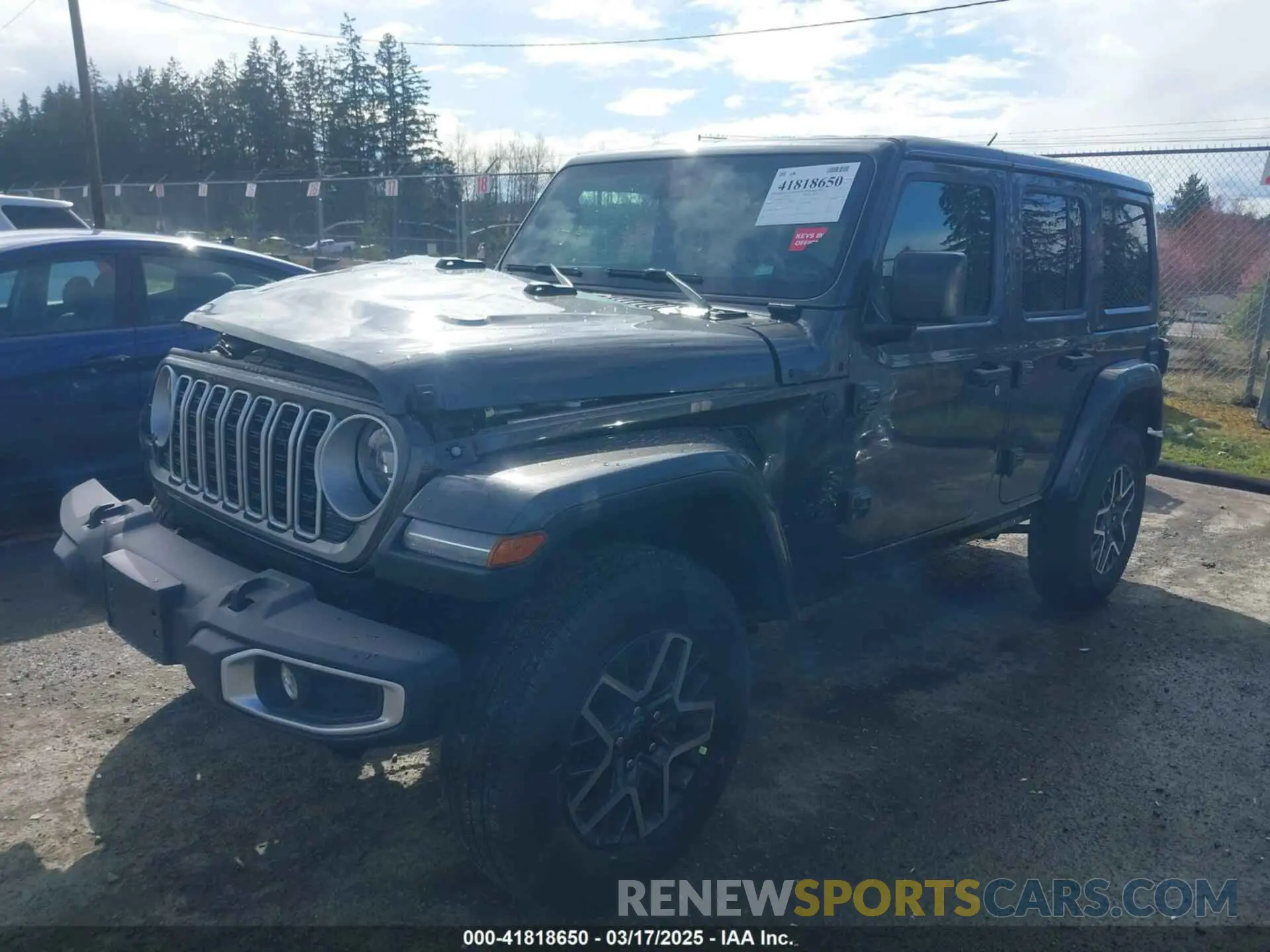2 Photograph of a damaged car 1C4PJXENXSW527925 JEEP WRANGLER 2025