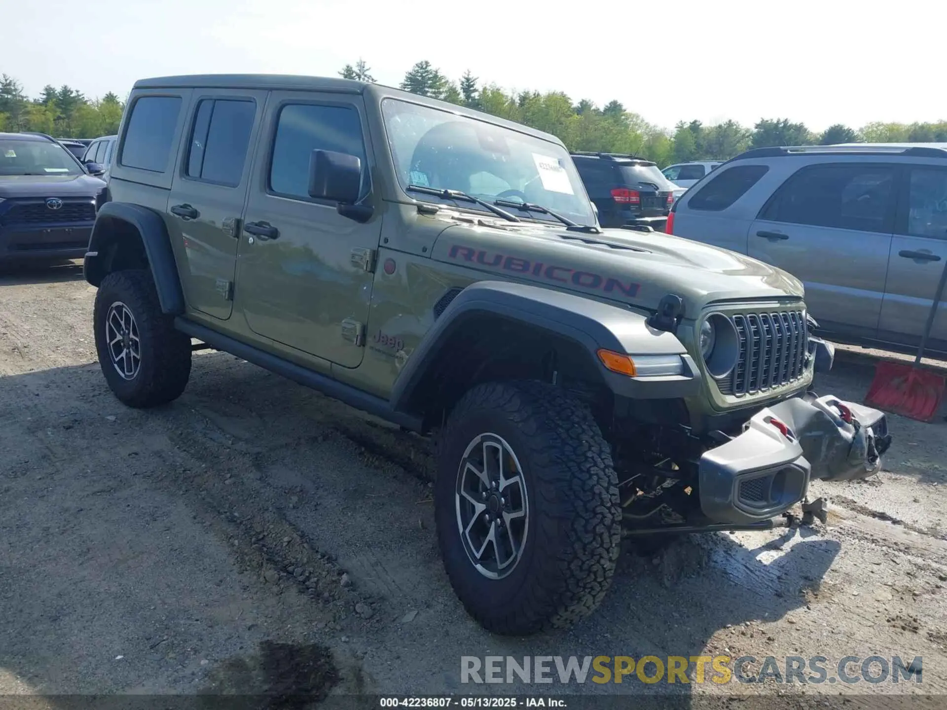 1 Photograph of a damaged car 1C4PJXFN0SW546661 JEEP WRANGLER 2025