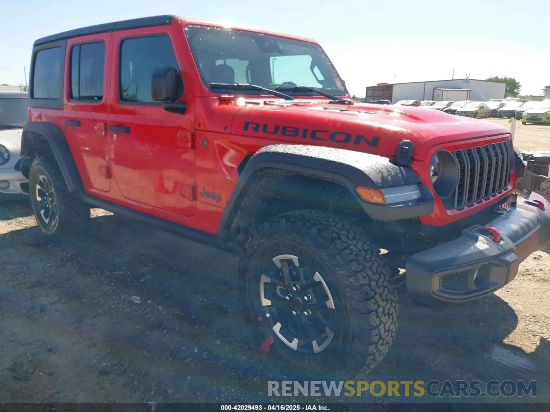 1 Photograph of a damaged car 1C4PJXFN8SW525573 JEEP WRANGLER 2025
