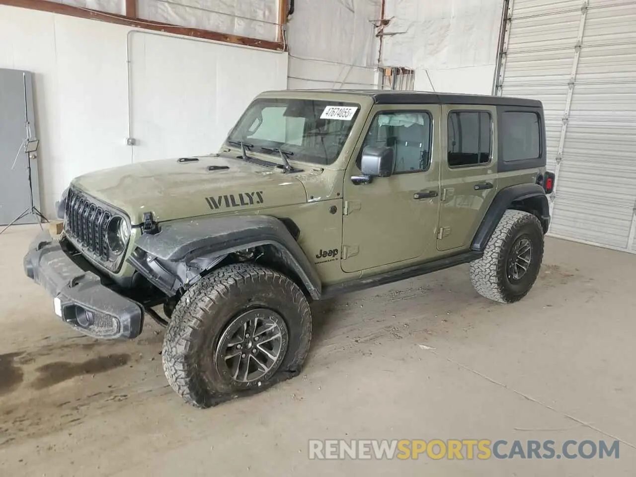 1 Photograph of a damaged car 1C4RJXDN9SW510897 JEEP WRANGLER 2025