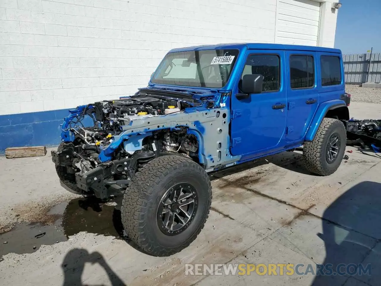 1 Photograph of a damaged car 1C4RJXFN4SW536904 JEEP WRANGLER 2025