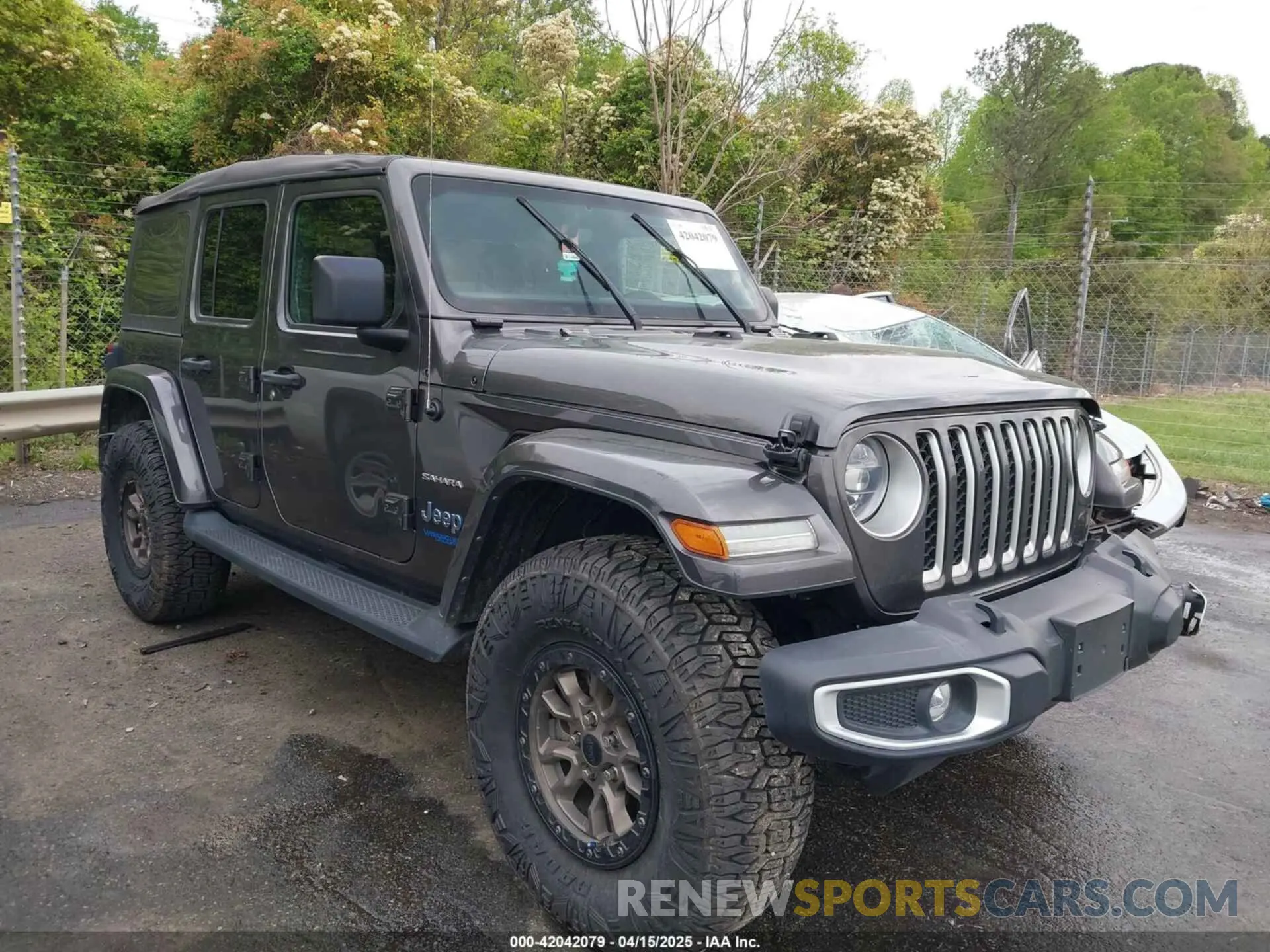 1 Photograph of a damaged car 1C4JJXP60MW704738 JEEP WRANGLER 4XE 2021