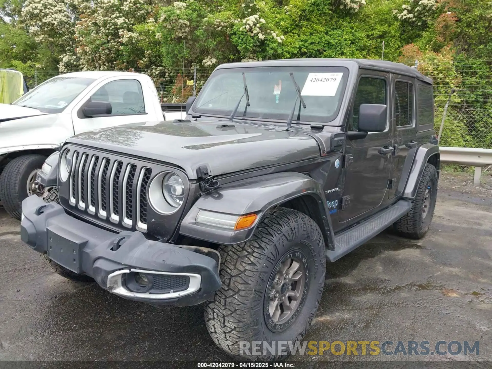 2 Photograph of a damaged car 1C4JJXP60MW704738 JEEP WRANGLER 4XE 2021