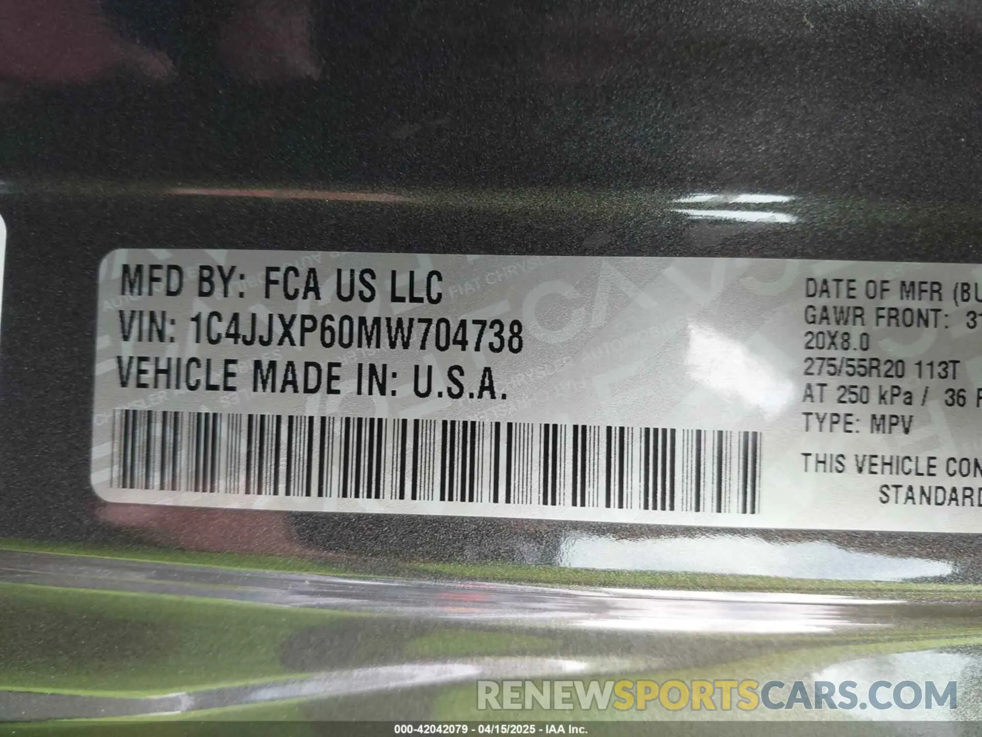 9 Photograph of a damaged car 1C4JJXP60MW704738 JEEP WRANGLER 4XE 2021