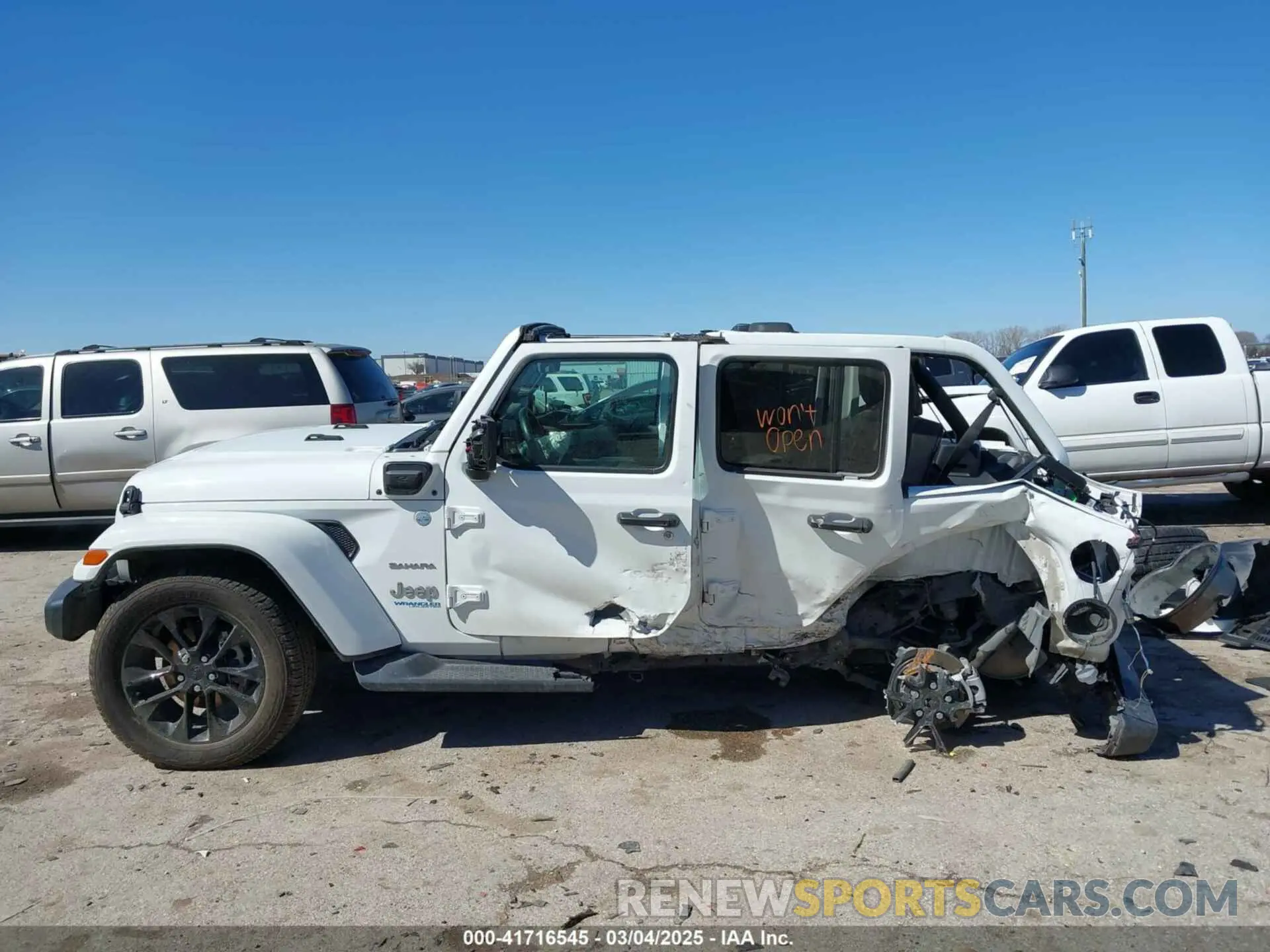 14 Photograph of a damaged car 1C4JJXP62MW724232 JEEP WRANGLER 4XE 2021